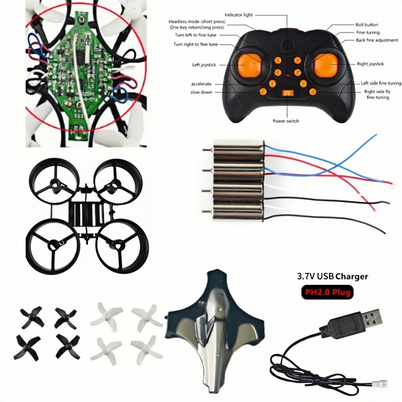 Drone Battery Charger - Kit Completo de Dron DIY 2.4G