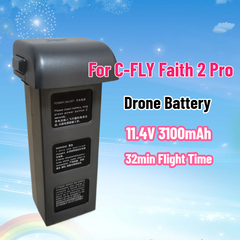 Drone Battery Li-Ion - Batería de 11,4 V y 3100mAh