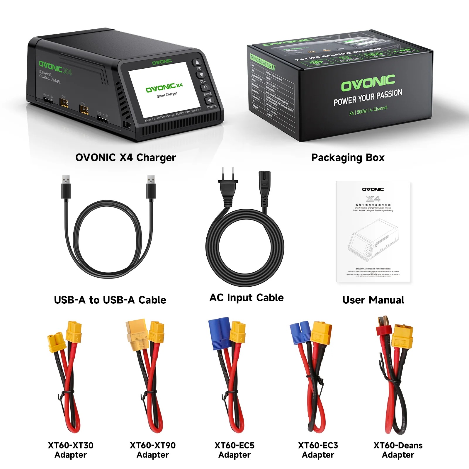Drone Battery Balance Charger - Cargador de Baterías Inteligente Ovonic X4