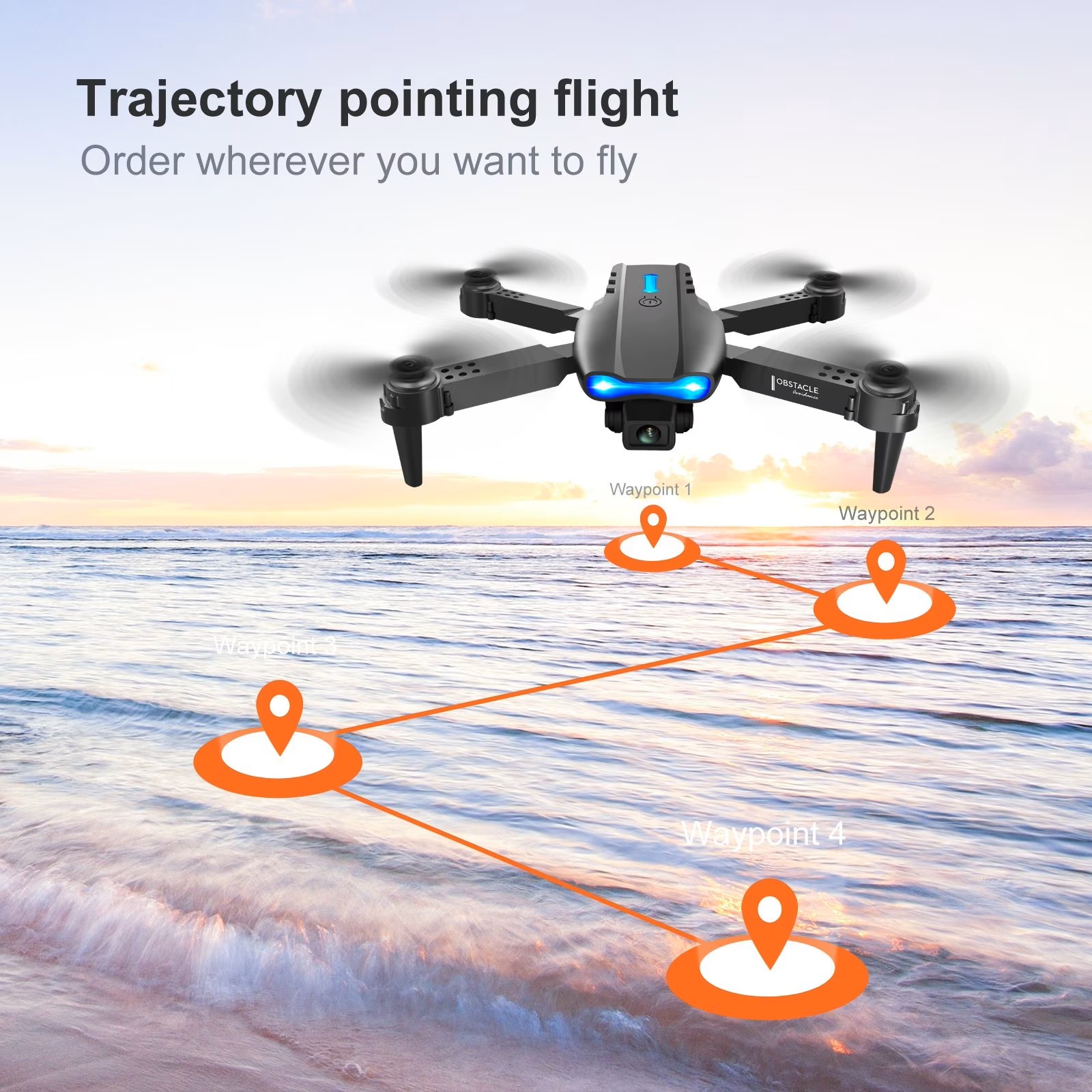 El Dron Plegable E88PRO MAX 20 - Drone Battery Case reseña y precio