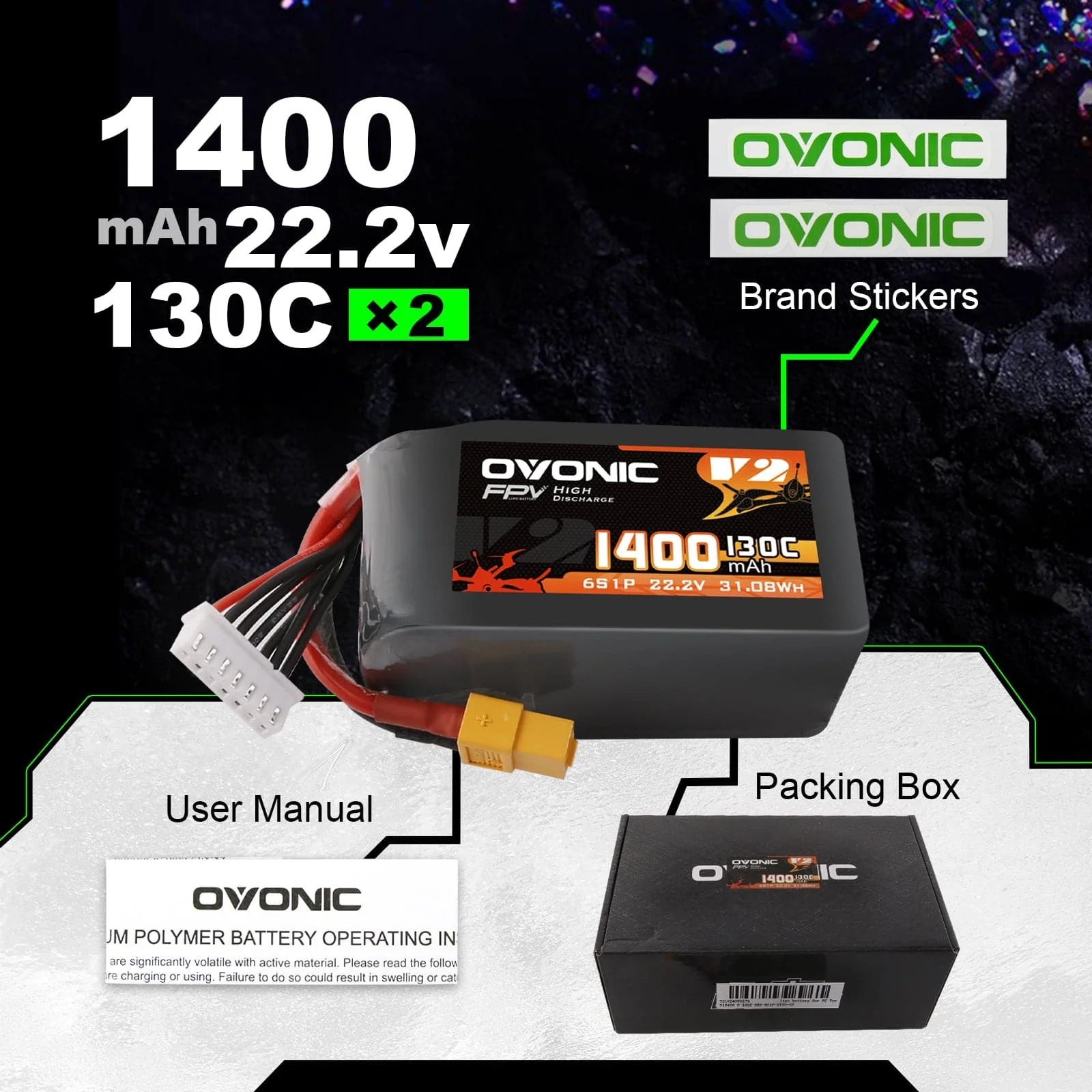 Paquete de Baterías LiPo Ovoni - Drone Battery Bag reseña y precio
