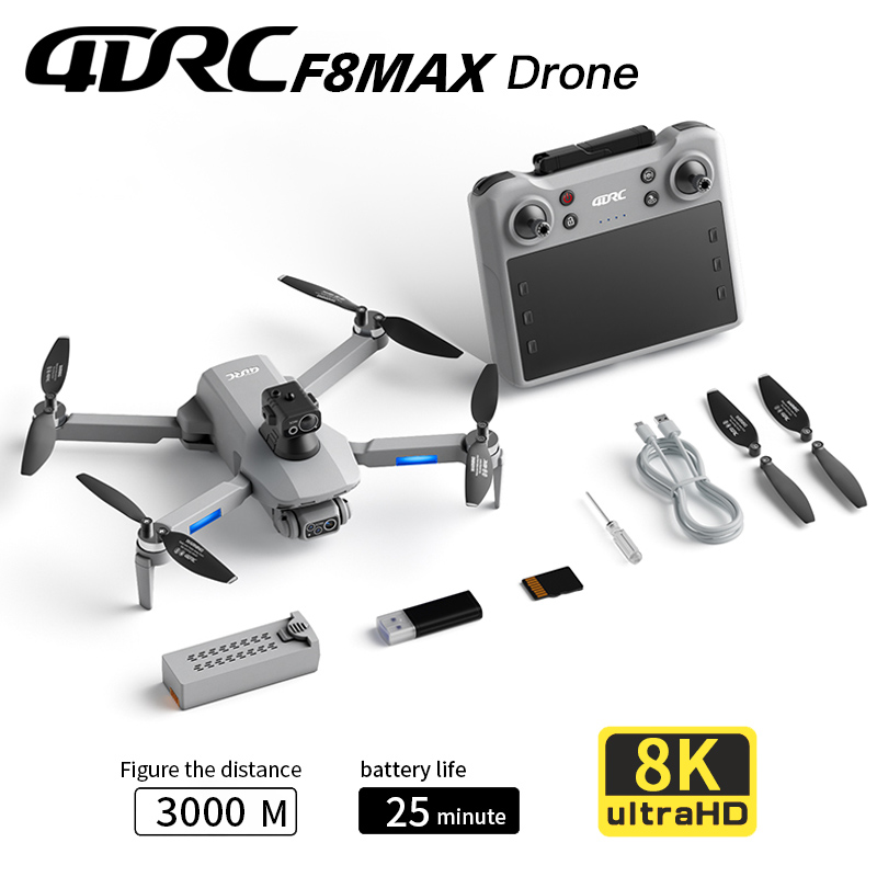 Dron F8 MAX GPS profesional co - Drone Battery Case reseña y precio