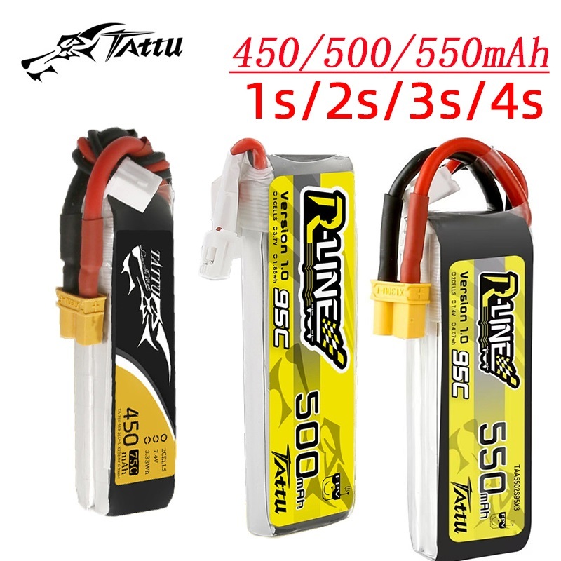 3 uds nuevo TATTU 450/500/550m - Drone Battery Lipo reseña y precio
