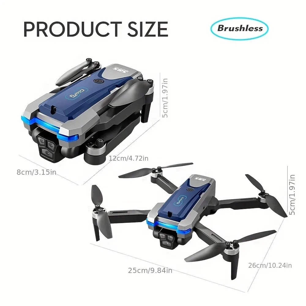 Dron plegable S8S con GPS, 5G, - Drone Battery Case reseña y precio